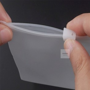 이서잡화점 반투명 다회용 슬라이드 지퍼백 10X15CM PVC지퍼백, 1개, 1개