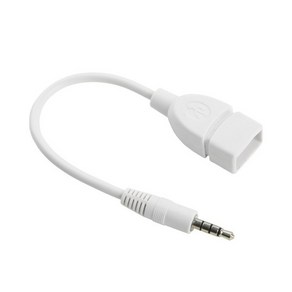 [Coms] USB-A 2.0 to 3.5 스테레오 F/M 변환케이블 ITA981 [0.2m], 1개