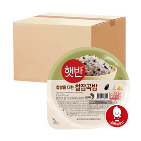 햇반 찰잡곡밥 210g-16개