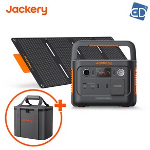 잭커리 JACKERY 300Plus 휴대용 파워뱅크 캠핑용 배터리 40W 태양광패널 Mini 세트 + 정품 전용 가방 증정 /ED