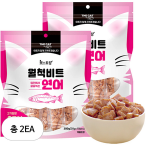 더캣 캣스토랑 월척비트 고양이 간식, 300g, 2개, 연어맛