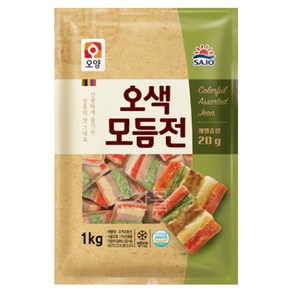 사조오양 오색모듬전 20g, 1kg, 6개