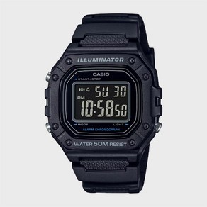 CASIO 카시오 W-218H-1B 디지털 스포츠 군인시계 남성시계