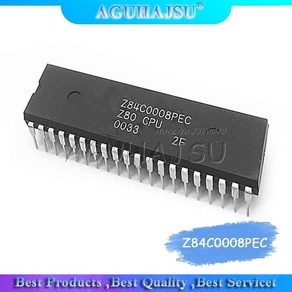 내장 마이크로 컨트롤러 Z84C0008PEC /Z80/CPU DIP40 1 개, 1개