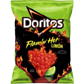 Doitos 토띠아 칩스 Flamin' Hot Limon oz 백 체다 치즈, 276.4g, 1개