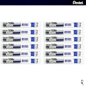 [펜텔] 에너겔 퍼머넌트 리필 0.7mm 12개입