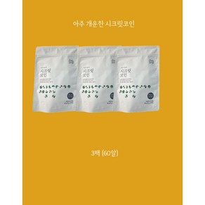 빅마마 시크릿코인 개운한맛 20알 (총60알), 80g, 3개