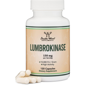 더블우드 룸브로키나제 150mg 1회 서빙 고용량 120캡슐 Double Wood Lumbrokinase