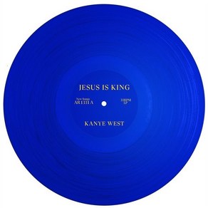 [LP] Kanye West (카니예 웨스트) - 9집 Jesus Is King [투명 블루 컬러 LP]