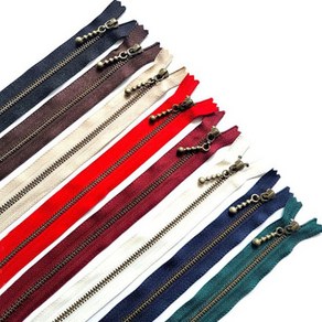 YKK 앤틱지퍼 청동지퍼 30cm 8종 부자재, 03 베이지, 1개