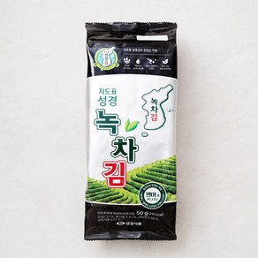 [메가마트]지도표 성경 녹차김 50g