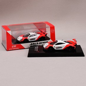 1/64 CM MODEL 맥라렌 P1 GTR 슈퍼카 다이캐스트 자동차 피규어, 3, 1개