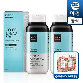 케라시스 헤드스파 염색약 250g 2개(2종택)+증정2개, 2개