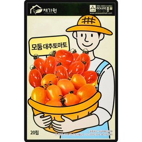 아시아종묘 모둠 대추토마토 씨앗 20립, 1개