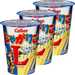 일본과자 일본스낵 Calbee 카루비 가루비 쟈가리코 자가리코 감자버터맛 70g x 3개 (L사이즈)