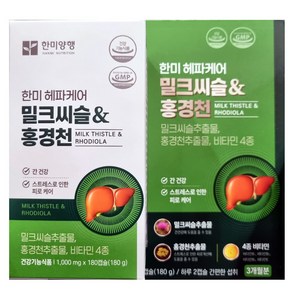 한미양행 헤파케어골드 밀크씨슬 홍경천 피로개선 / 코스트코, 1개, 90회분