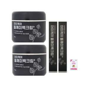 마미케어 들깨 미백 기미 크림 플러스 50g 2개 + 15ml 2개 + 폼클렌징, 1개