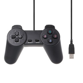 USB 1.0 2.0 유선 게임 컨트롤러 게임 패드 JoyPad 노트북 PC 컴퓨터 액세서리, 1개