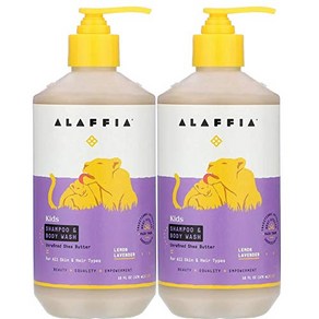 Alaffia [2개 세트]Alaffia Eveyday Shea Shampoo & Body, 1개, 474ml