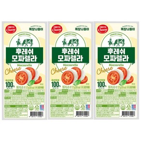 서울우유 후레쉬 모짜렐라, 127g, 3개, 목장나들이