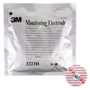 3M EKG 일렉트로드 심전도 패치 2223H 성인용, 1개, 50개입