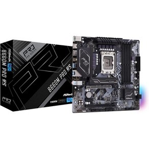 ASRock B660M Po RS 인텔 B660 시리즈 CPU LGA1700 호환 마이크로ATX 마더보드, Motheboad, 1개