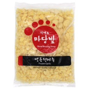 냉동 마늘 슬라이스 1kg 편마늘, 1개