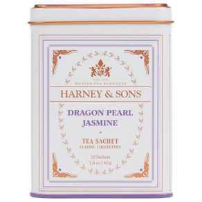 Haney & Sons Dagon Peal Jasmine Tea 20 Count(Pack of 1) 하니앤썬즈 드래곤펄 재스민 티 20개(1팩), 49.9g, 1개입, 1개