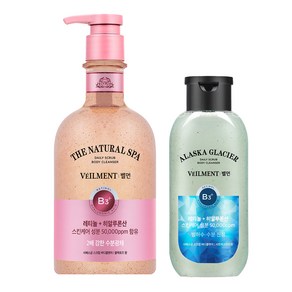 벨먼 스파 수분광채 스크럽 바디워시 블랙로즈 600ml + (증정)쿨링200ml, 1개