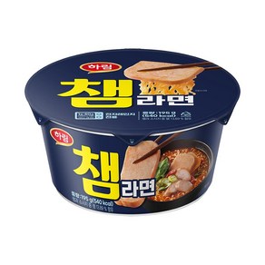 [신제품] 하림 챔라면큰컵 195g, 4개