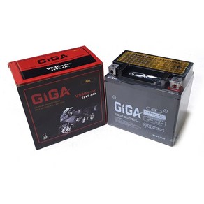 혼다 CBR125 배터리 GTX6.4A-BS 12V6.4A/GIGA 밀폐형젤밧데리, 1개