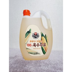 백설 옥수수유, 3.6L, 3개