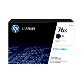 HP 정품 토너 No.76X CF276X M404n M404dn M404dw M428fdn M428fdw, 1개, 검정