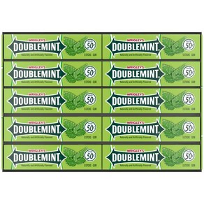 WRIGLEYS DOUBLEMINT 더블민트 껌 대용량 팩 5개입 40팩, 40개