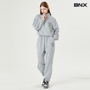 BNX 아노락 자수 티셔츠 밴딩 조거 팬츠 기모 셋업 BW3OP005L0