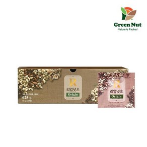 [그린너트] 리얼넛츠 오리진 25g 25봉입 하루견과, 625g, 1개