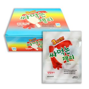 세가지맛 싸먹는젤리 팝핑캔디 1박스 /롤업젤리