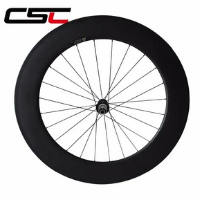 자전거 휠 CSC 단일 전방 또는 후방 23mm 폭 24mm 38mm 50mm 60mm 88mm 깊이 R13 허브 클린처 관형 카본 로드 바이크 700C