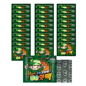 국산 대용량 15시간지속 군대 필승 핫팩 (150g x 10개입), 30개