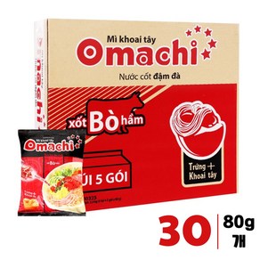 베트남 라면 Omachi 오마치 소고기 라면, 30개