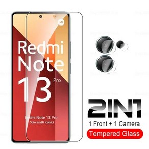 Redmi Note 13 13 Po 5G 카메라 렌즈 샤오미 Redmi Note 13 Po 4G 보호 강화 유리 화면 보호대 8in 1, 04 RedmiNote 13 Po 4G, 06 1 Font 1Lens