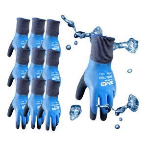 GMG 워터타이트 방수 수중 안전 작업 장갑 10세트 / GMG Watetight glove 10pais, 10개