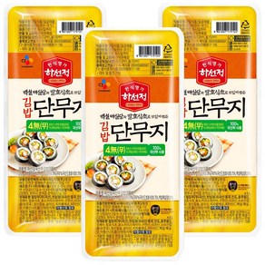 CJ 하선정 4無 김밥단무지 370g, 3개