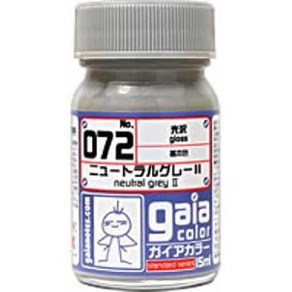 gaianotes 가이아노츠 072 [가이아 컬러 072 뉴트럴 그레이 II 15mL 광택], 단일, 1개