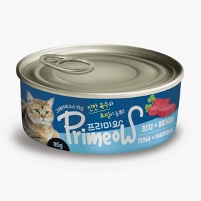 프리미요 그레이비 소스 고양이캔85g, 24개, 85g, 참치+헤어볼85g