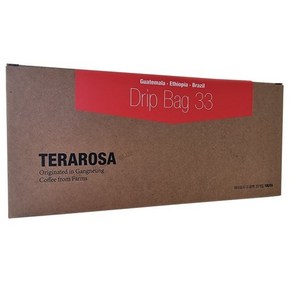 테라로사 드립백 33 (10g x 33개입) 3종 드립백 커피, 10g, 1개, 33개입