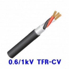 0.6/1kV TFR-CV 2.5SQ 2C (10M) KS C IEC 60502-1 트레이 난연 소방케이블 90도, 1개