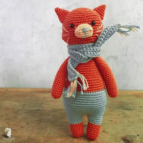 쉽제스 카토나 하디크래프트 크로캣 키트 캣 HARDICRAFT CROCHET AMIGURUMI KIT PIXIE CAT, 1개