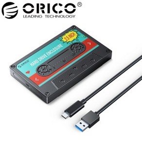 [ORICO] SSD 외장케이스 2580C3-V1 [SATA/USB3.0] [블랙] [하드미포함], 1개