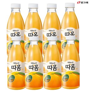 (대영) 빙그레 따옴 오렌지주스, 730ml, 8개
